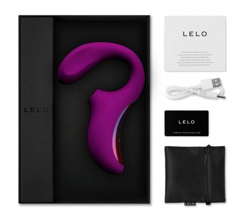 Lelo - Enigma Cruise Clitoral Stimulator - Deep Rose photo
