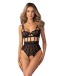 Obsessive - Hersis Crotchless Teddy - Black - L/XL photo