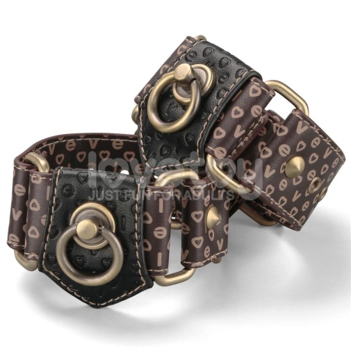 Lovetoy - Rebellion Reign Hand Cuffs - Black photo