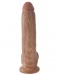 King Cock - 9″ Cock With Balls - Caramel photo-4