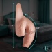 Strap U - Uncut Packer 5.1" 软身仿真假阳具 - 米色 照片-6