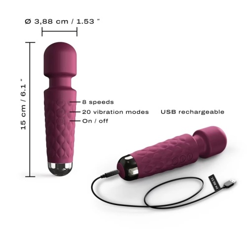 Dorcel - Mini Wanderful Massager - Plum photo