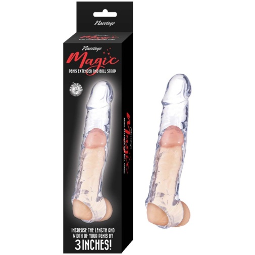 Nasstoys - Magic 6.5" 陰莖增長套連箍睪環 - 透明 照片
