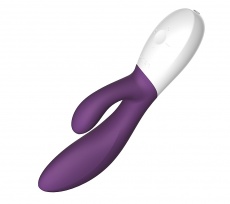 Lelo - Ina Wave 2 Rabbit Vibrator - Plum photo