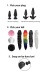 Tailz - Snap-On Vibro Anal Plug S - Black photo-3