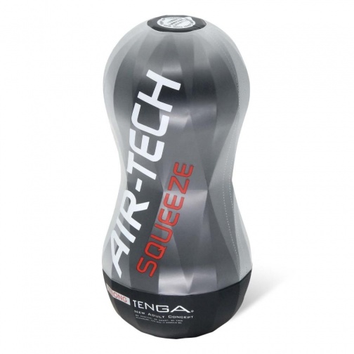 Tenga - Air-Tech Squeeze 重复使用型真空杯 刺激形 - 黑色 照片