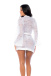 Mapale - 7611 Bridal Robe - White - S/M 照片-2
