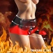 Creature Cocks - Hell Hound Strap-On Harness - Black/Red photo-6