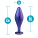 AAM - Wavy Bling Plug - Blue photo-6