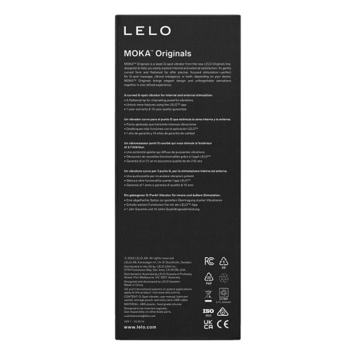 Lelo - Moka Originals APP G-spot Vibrator - Purple photo