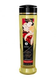 Shunga - 浪漫有機按摩油 草莓氣泡酒 - 240ml 照片