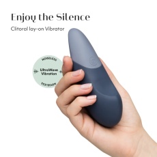 Womanizer - Vibe UltraWave 靜音振動陰蒂按摩器 - 深藍 照片