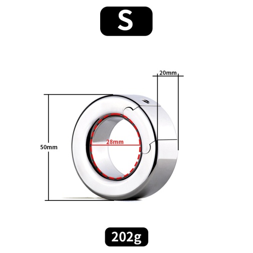 FAAK - Testicular Ring - Silver - S photo