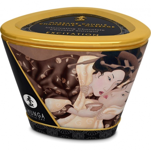 Shunga - 巧克力味按摩蠟燭 - 170ml 照片