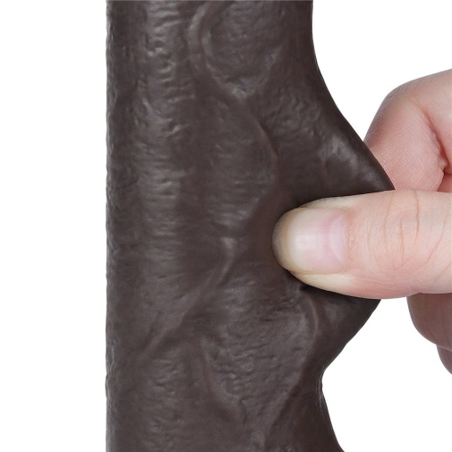 Lovetoy - 7" Sliding Skin Dildo - Brown photo