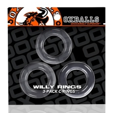 Oxballs - Willy 陰莖環 3件裝 - 透明 照片