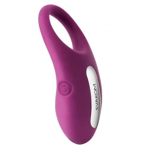 SVAKOM - Winni Remote Control Vibro Ring - Violet photo