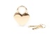 Liebe Seele - Heart Padlock 2pcs Set - Gold photo-2