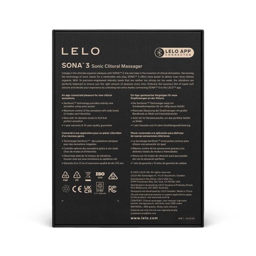 Lelo - Sona 3 Clitoris Massager - Cyber Purple photo