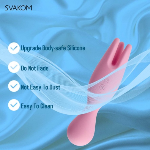 SVAKOM - Nymph 陰蒂/ 乳頭刺激器 - 粉紅色 照片