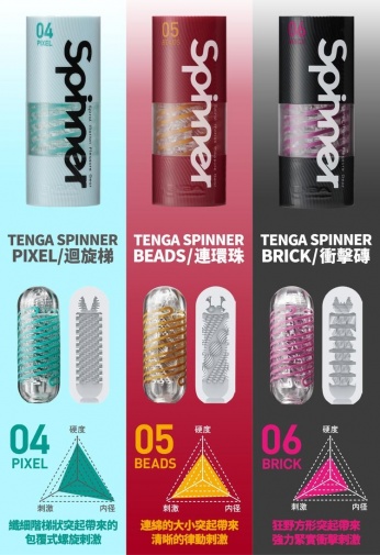 Tenga - Spinner 06 Brick 自慰器 照片