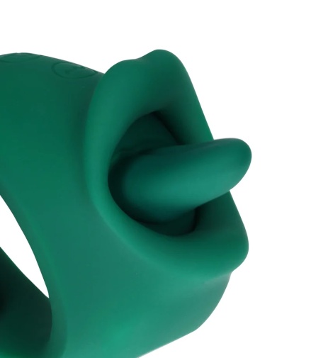 Loveline - Licking Vibro Clit Stimulator - Green photo