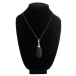 Charmed - 10X Vibro Teardrop Necklace - Black photo-6