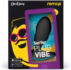 PicoBong - Surfer APP遙控後庭震動器 - 黑色 照片