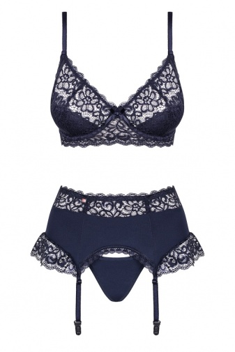 Obsessive - Drimera 3 pcs Set - Blue - S/M photo