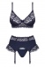 Obsessive - Drimera 3 pcs Set - Blue - S/M photo-7