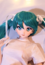 Miku 迷你可愛動漫苗條蘿莉  超柔軟矽膠身體仿真性愛娃娃 60cm (乙烯基頭) 照片