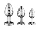 MT - Diamond Facets Metal Anal Plug M - Green photo-6