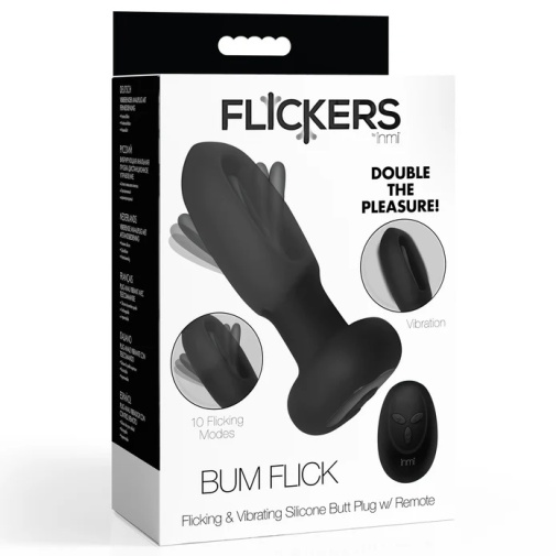 Inmi - Bum Flick 前列腺輕彈 後庭震動器 - 黑色 照片