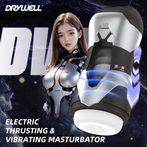 Drywell - Dva Thrusting Masturbator - Dark Grey photo