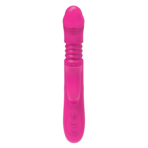 Nasstoys - Passion Heat Thrusting Rabbit Vibrator - Pink photo
