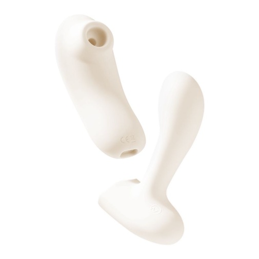 Nomi Tang - Night Fever 2in1 Vibrator - Ivory White photo