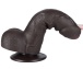 Lovetoy - 7" Sliding Skin Dildo - Brown photo-6