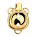 FAAK - Chastity Cage 184 w Belt & Plug - Gold photo-3