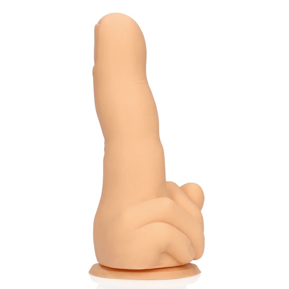 Up yours! This dildo is a hilarious gift ideal for parties o... S-Line - Up Yours Finger Plug - Flesh photo-5