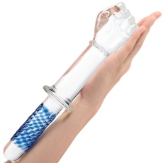 Glas - 11" Fist Double Ended Dildo w Handle Grip 照片
