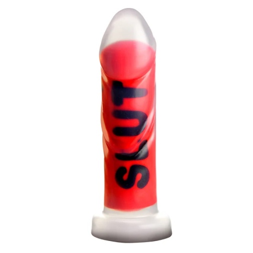 Master Series - Slut Dildo - Red photo