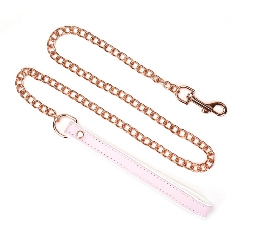 Liebe Seele - Fairy Goat Leather Collar - Pink photo