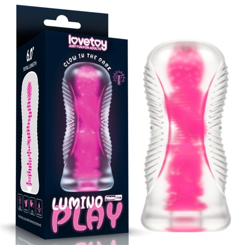 Lovetoy - 6" 螢光 自慰器 - 粉紅色 照片