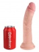 King Cock - 三倍密度假陽具連陰囊 8" - 肉色 照片-8