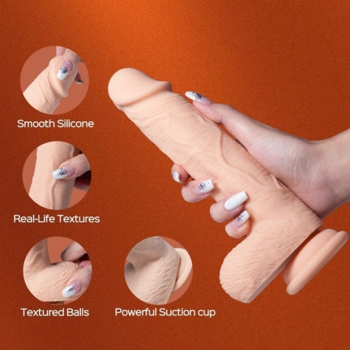 Honey Play Box - Paxton 8.5" Thrusting App Dildo - Flesh photo