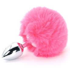 ToyJoy - Happiness Butt Plug w Tail - Pink photo