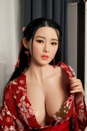 Rebecca 羞澀純真東亞美人 F罩杯金屬靈活骨架 超柔軟矽膠仿真性愛娃娃 165 cm 照片
