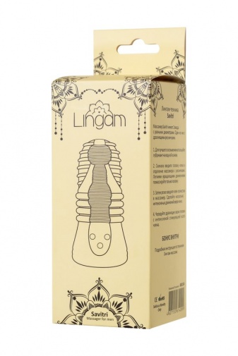 Lingam - Savitri 男用自慰器 - 透明 照片