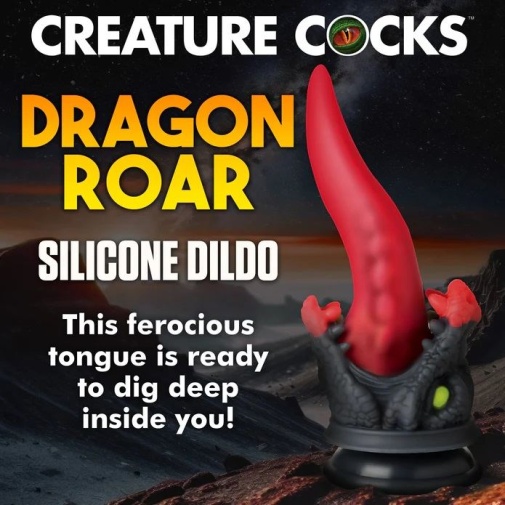 Creature Cocks - Dragon Roar 龍嘯仿真陽具 - 紅色 照片