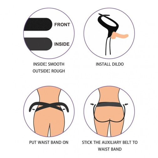 Lovetoy - Easy Strap On Harness - Black photo